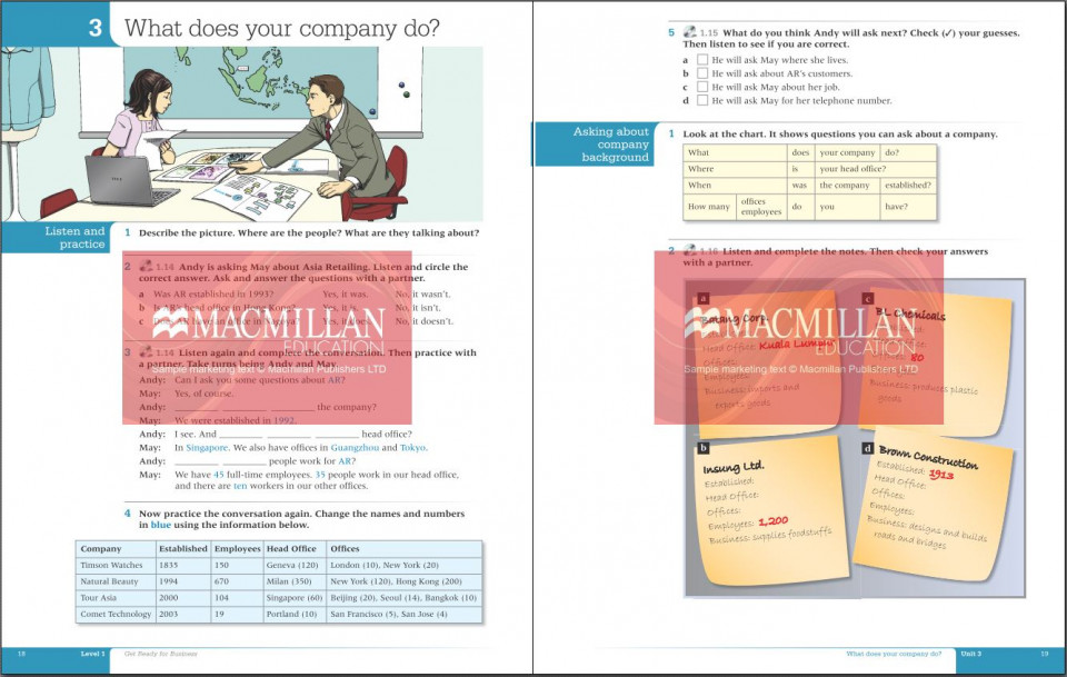 Get Ready for International Business 1 SB With extra practice for the TOEIC exam