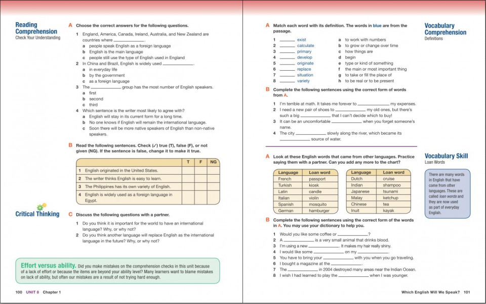 Active Skills for Reading 1 / Student Book (3rd edition)