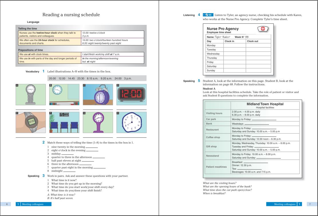 English for Nursing 1