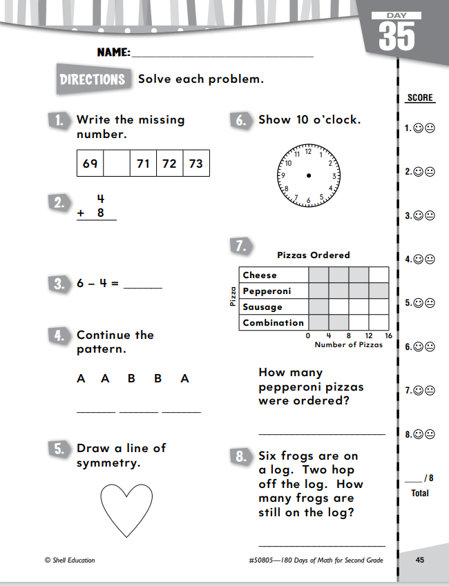 180 Days of Math for Second Grade