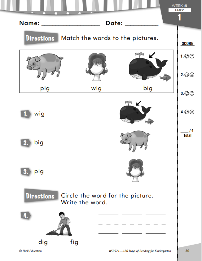 180 Days of Reading for *Kindergarten