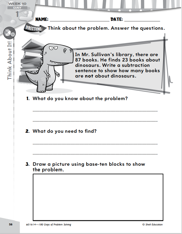 180 Days of Problem Solving for Second Grade