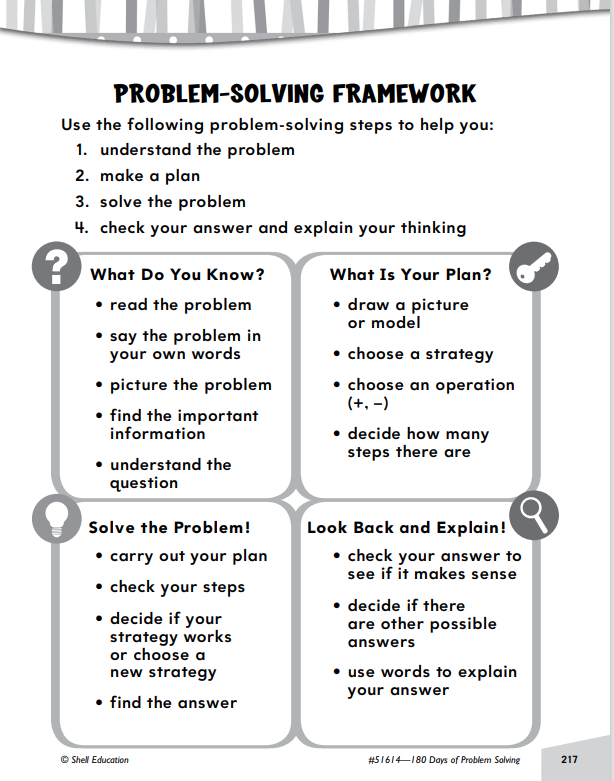 180 Days of Problem Solving for Second Grade