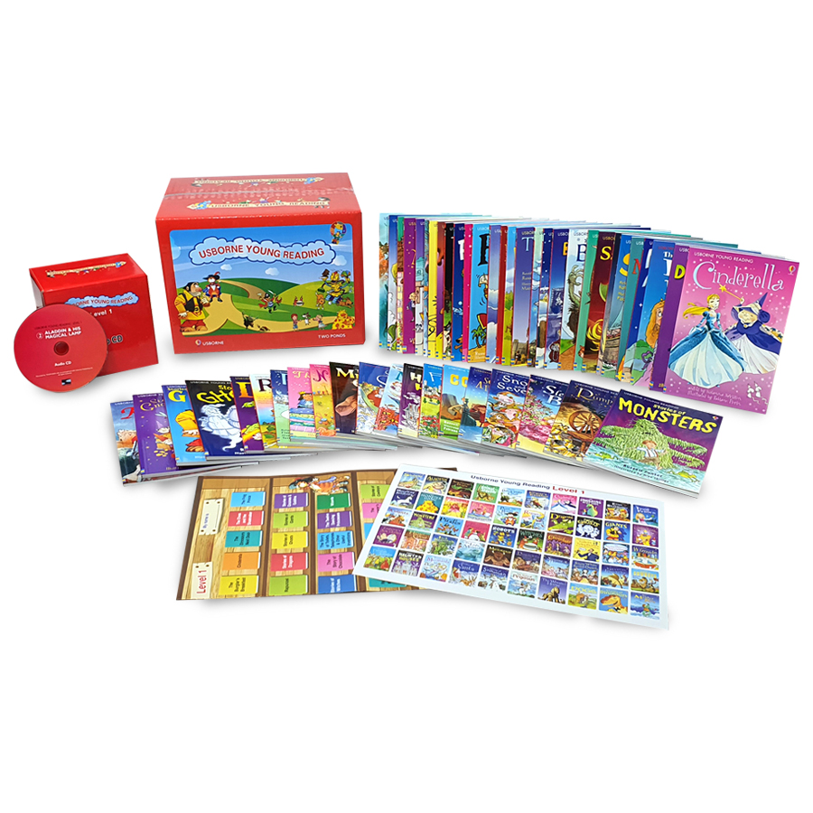 풀세트 Usborne Young Reading Level 1 (Book+CD Set 50종)