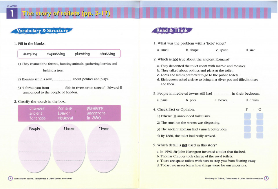 Usborne Young Reading Level 1-28 Set / The Story of Toilets,Telephones & Other Useful Inventions (Workbook+CD)