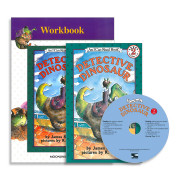 I Can Read Level 2-08 Set / Detective Dinosaur (Book+CD+Workbook)