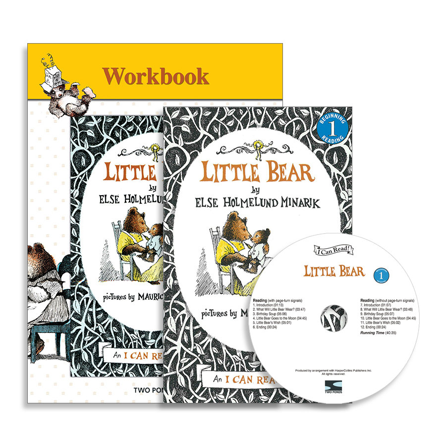 I Can Read Level 1-01 Set / Little Bear (Book+CD+Workbook)