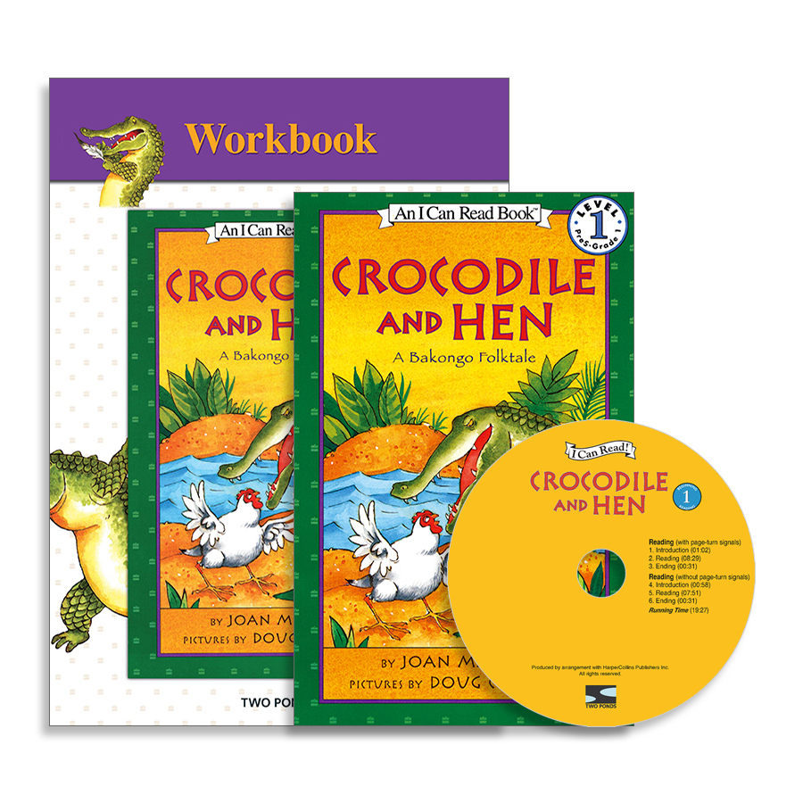 I Can Read Level 1-06 Set / Crocodile and Hen (Book+CD+Workbook)