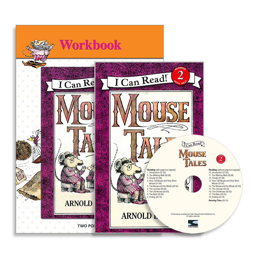 I Can Read Level 2-11 Set / Mouse Tales (Book+CD+Workbook)