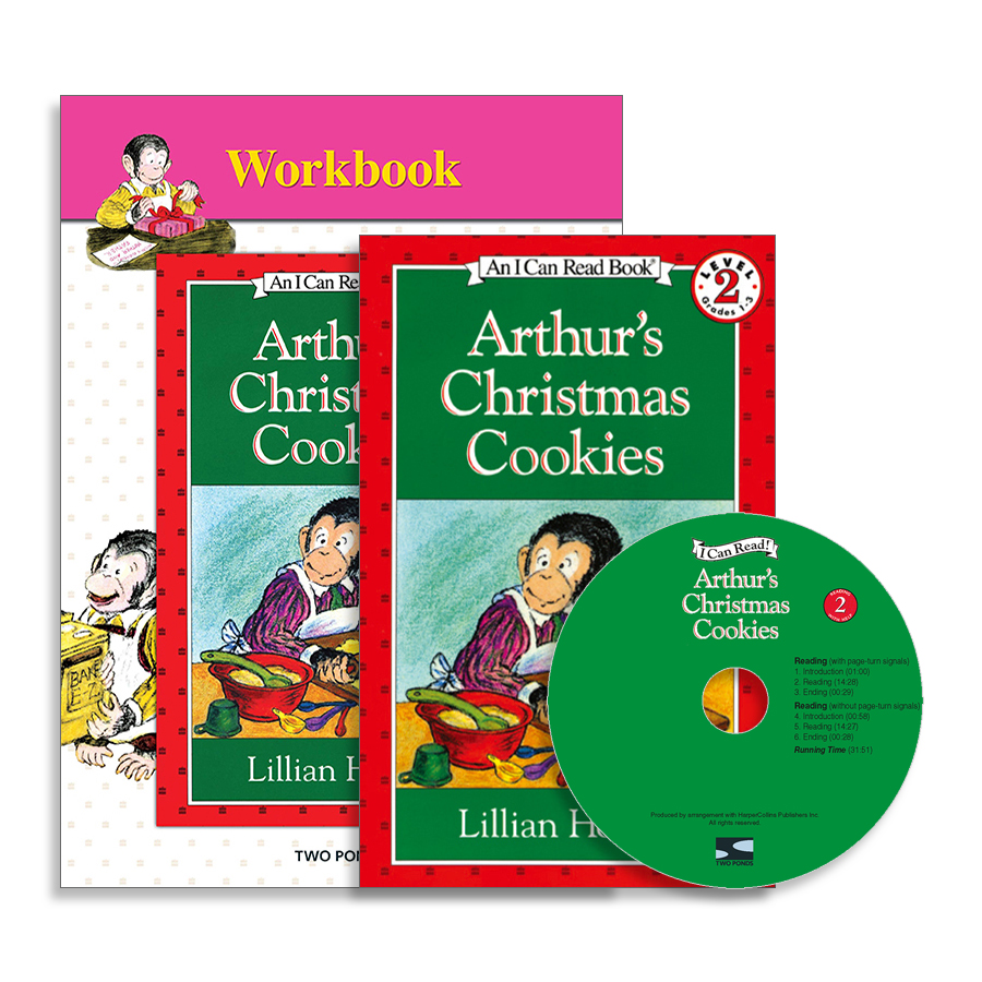 I Can Read Level 2-23 Set / Arthur's Christmas Cookies (Book+CD+Workbook)