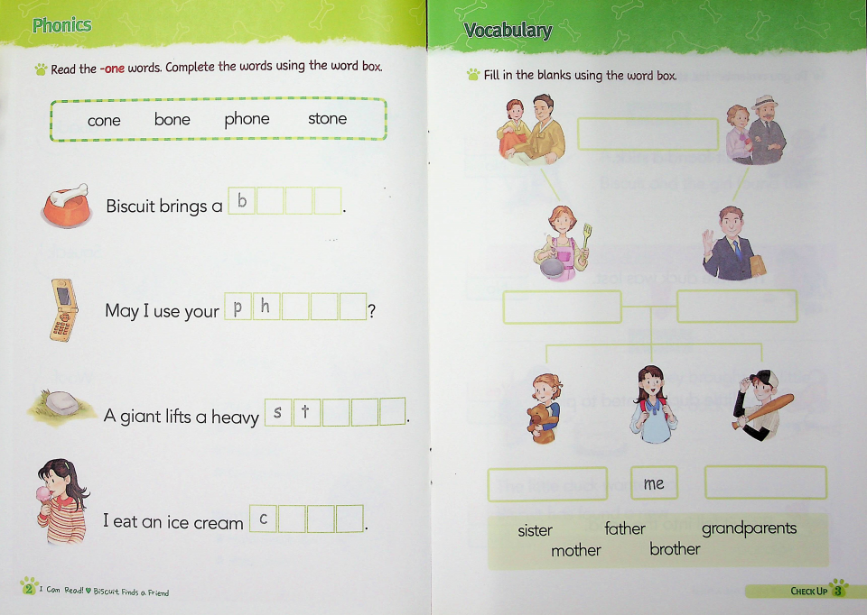 I Can Read ! My First -02 Set / Biscuit Finds a Friend (Book+CD+Workbook)