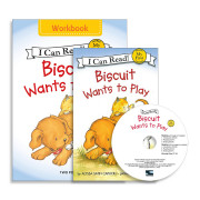 An I Can Read Book My First-05 : Biscuit Wants To Play (Workbook Set)