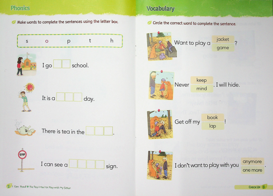 I Can Read ! My First -08 Set / The day I had To Play With My Sister (Book+CD+Workbook)