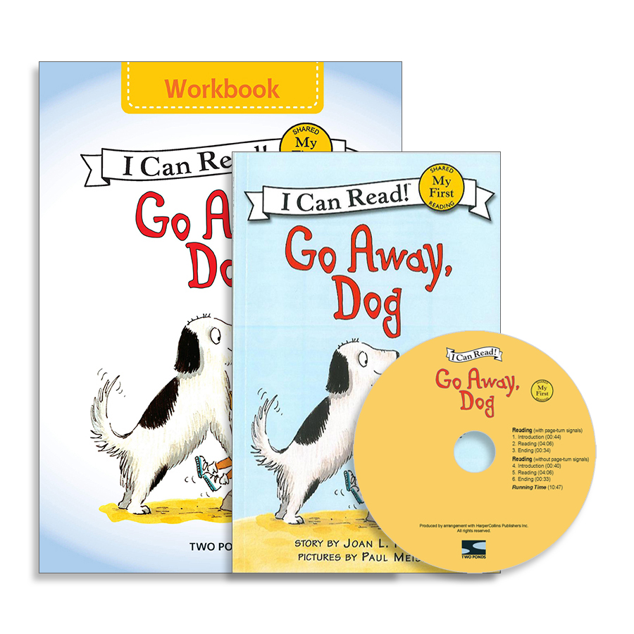 I Can Read ! My First -09 Set / Go away, dog (Book+CD+Workbook)