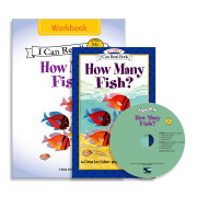 I Can Read ! My First -10 Set / How Many Fish? (Book+CD+Workbook)