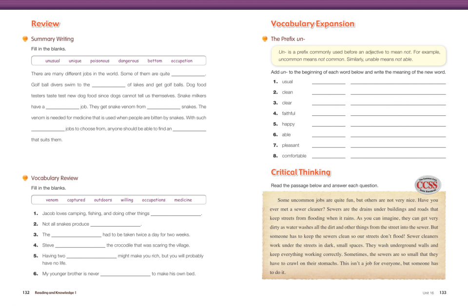 Reading and Knowledge 1 : Student Book with Audio CD