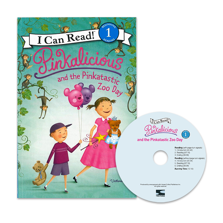 I Can Read Level 1-71 Set / Pinkalicious and the Pinkatast Zoo Day (Book+CD)