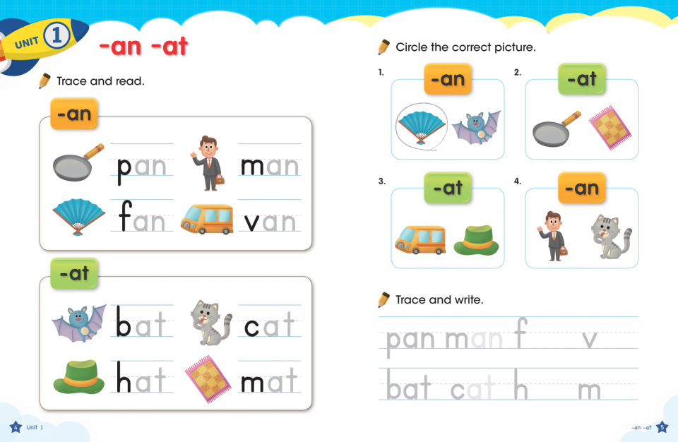 Fly Phonics 2 / Workbook