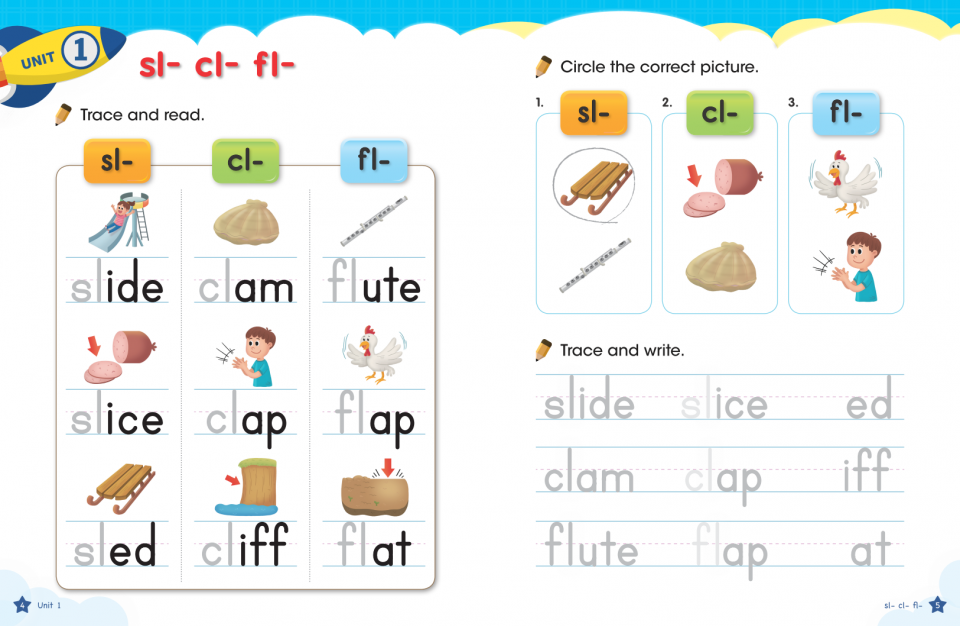 Fly Phonics 4 / Workbook 