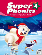Super Phonics (2ED) 4 : Student Book with Hybrid CD (Consonant Diagraphs & Blends)