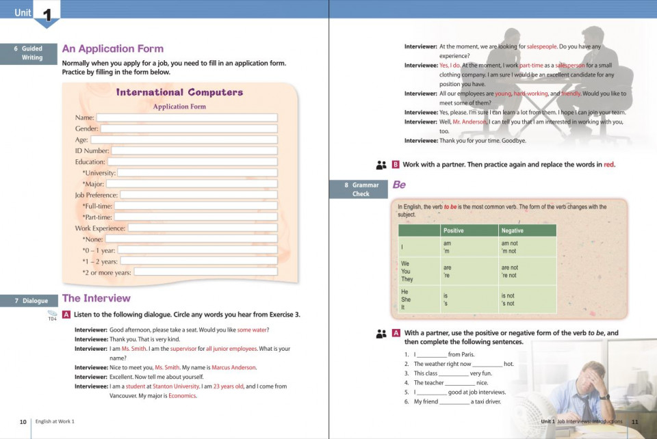 English at Work 1: Student Book with CD