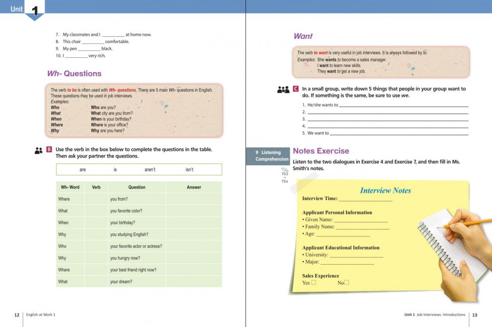 English at Work 1: Student Book with CD