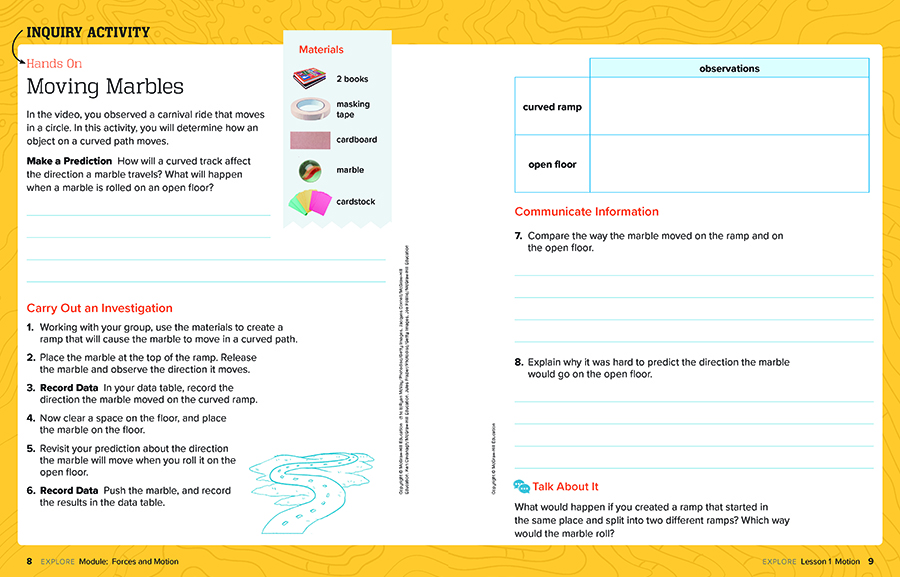 Inspire Science G3 Student Book Unit 1