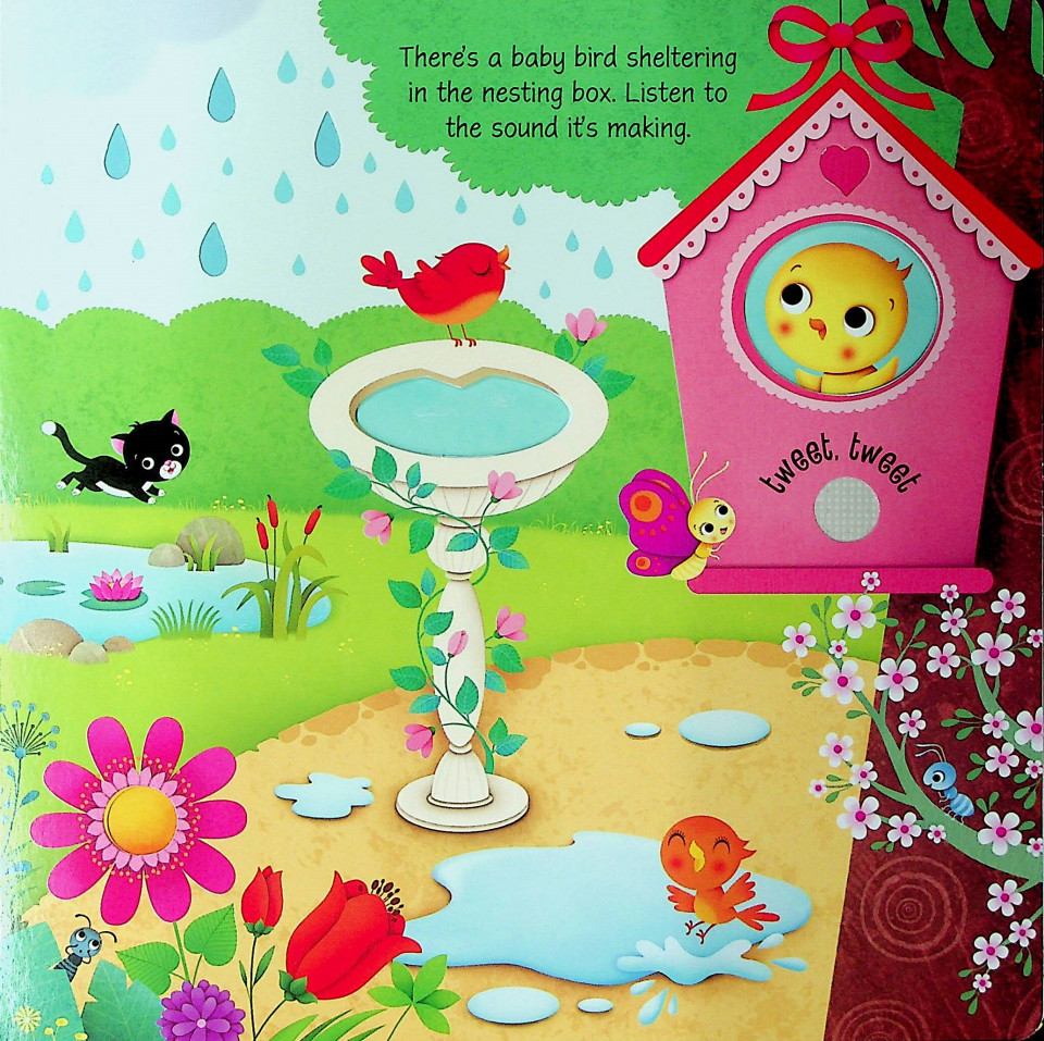 Usborne Touchy Feely Garden Sounds (Sound Panel)