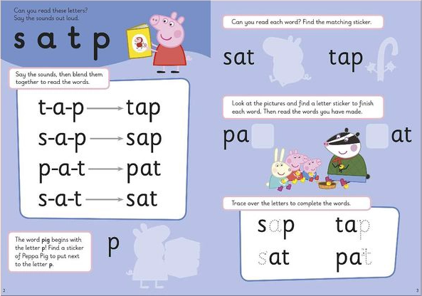 Peppa Pig: Practise with Peppa: First Phonics: Sticker Activity Book