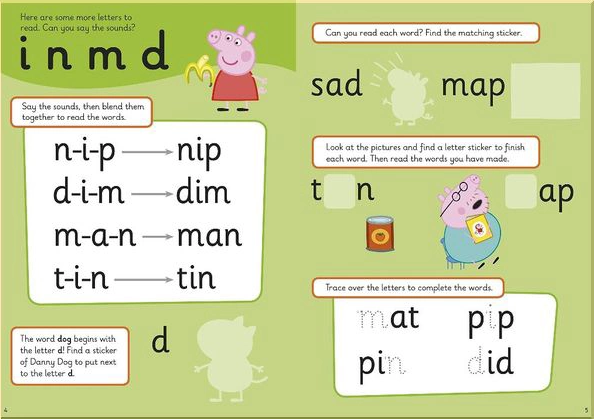 Peppa Pig: Practise with Peppa: First Phonics: Sticker Activity Book