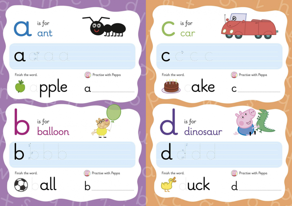 Peppa Pig: Practise with Peppa: Wipe-Clean First Letters