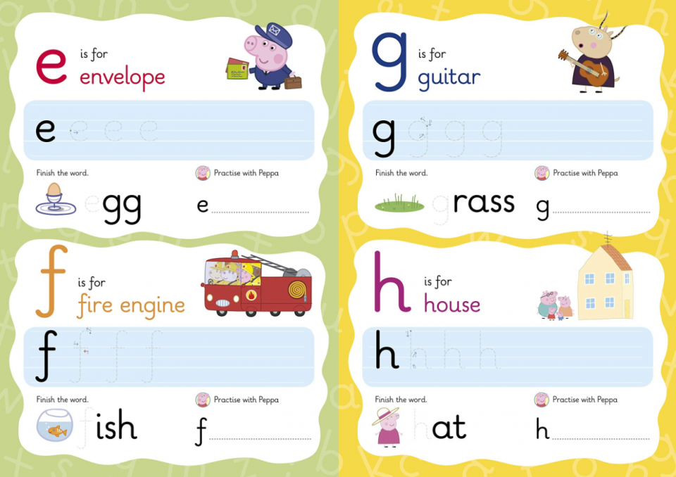 Peppa Pig: Practise with Peppa: Wipe-Clean First Letters