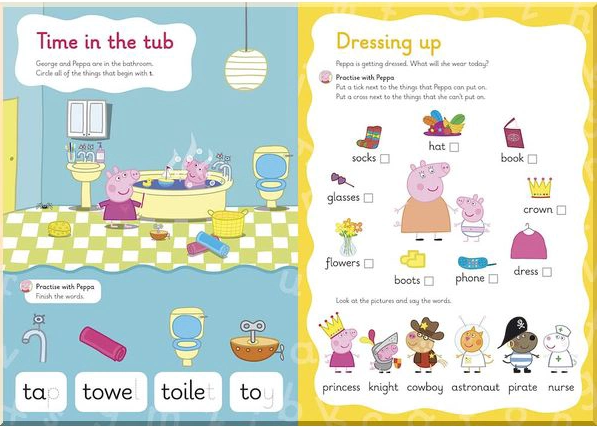 Peppa Pig: Practise with Peppa: Wipe-Clean First Words