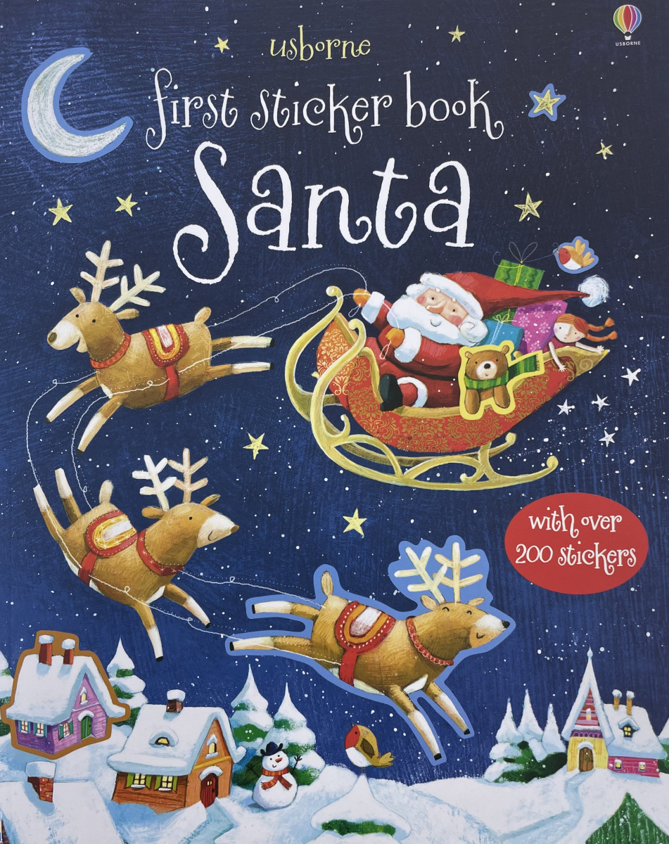 Usborne First Sticker Book: Santa