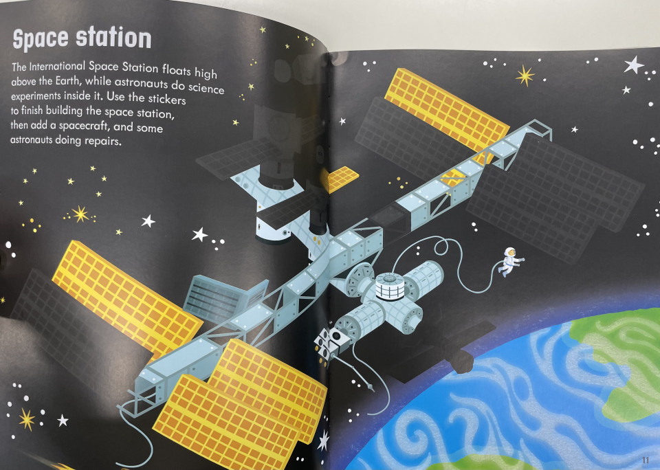 Usborne First Sticker Book: Space