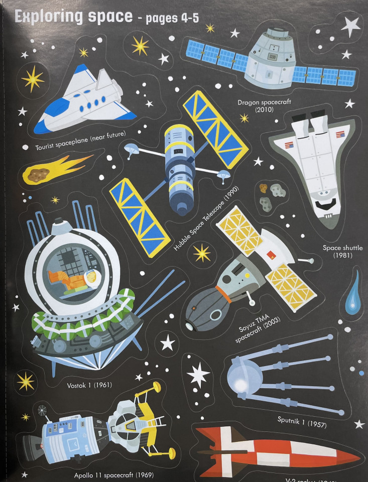 Usborne First Sticker Book: Space