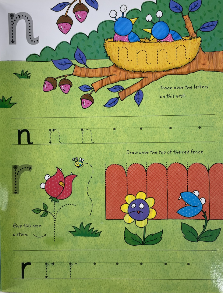 Usborne Wipe-Clean: Lower-Case Letters