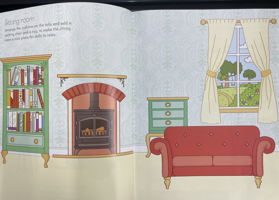 Usborne First Sticker Book: Doll's House