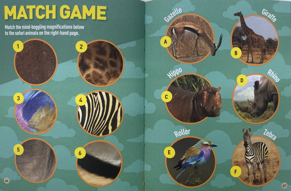 National Geographic Kids Puzzle Book: Animals