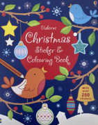 Usborne Sticker & Colouring Book / Christmas