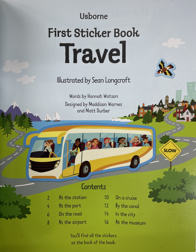 Usborne First Sticker Book: Travel