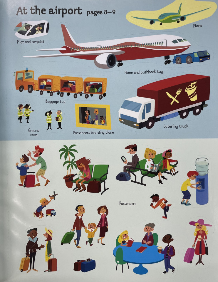 Usborne First Sticker Book: Travel