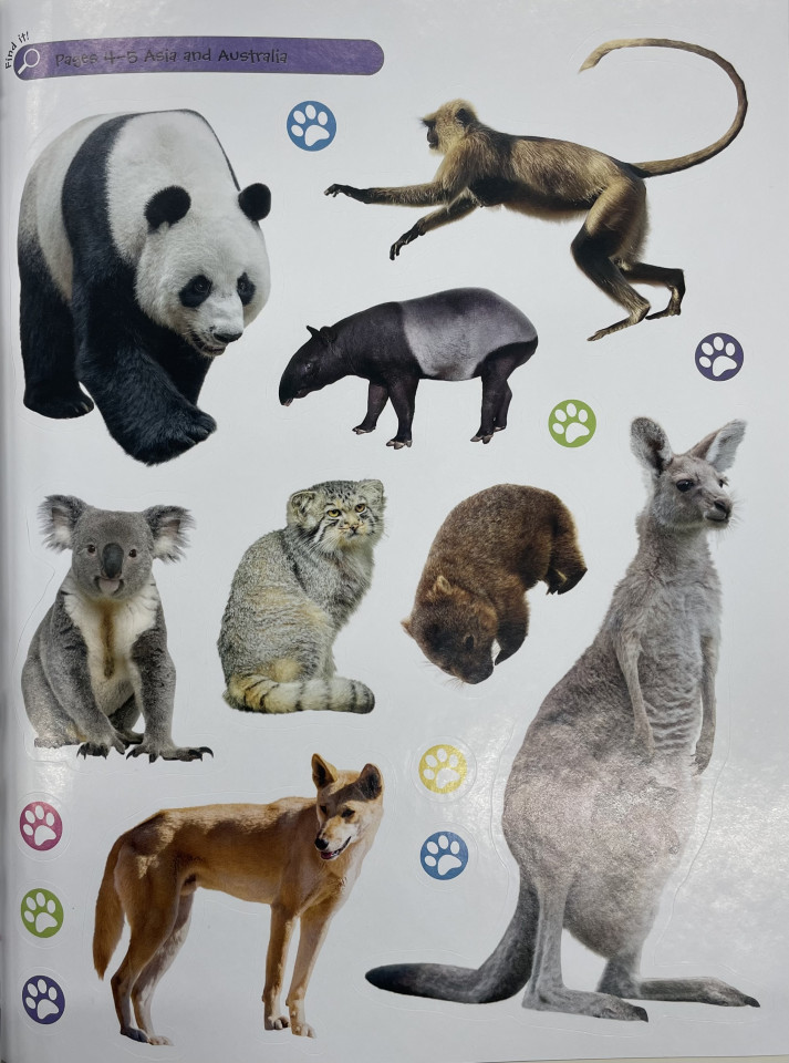 The Ultimate Sticker Book: Animals