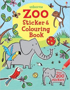 Usborne Sticker & Colouring Book / Zoo