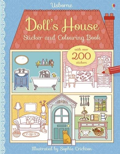 Usborne Sticker & Colouring Book / Doll's House