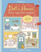 Usborne Sticker & Colouring Book / Doll's House