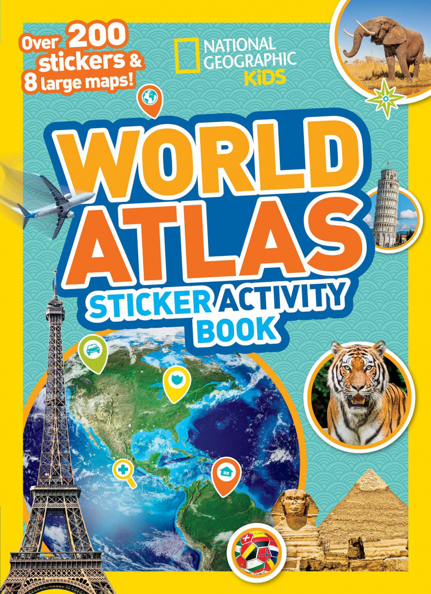 National Geographic Kids World Atlas Sticker Activity Book