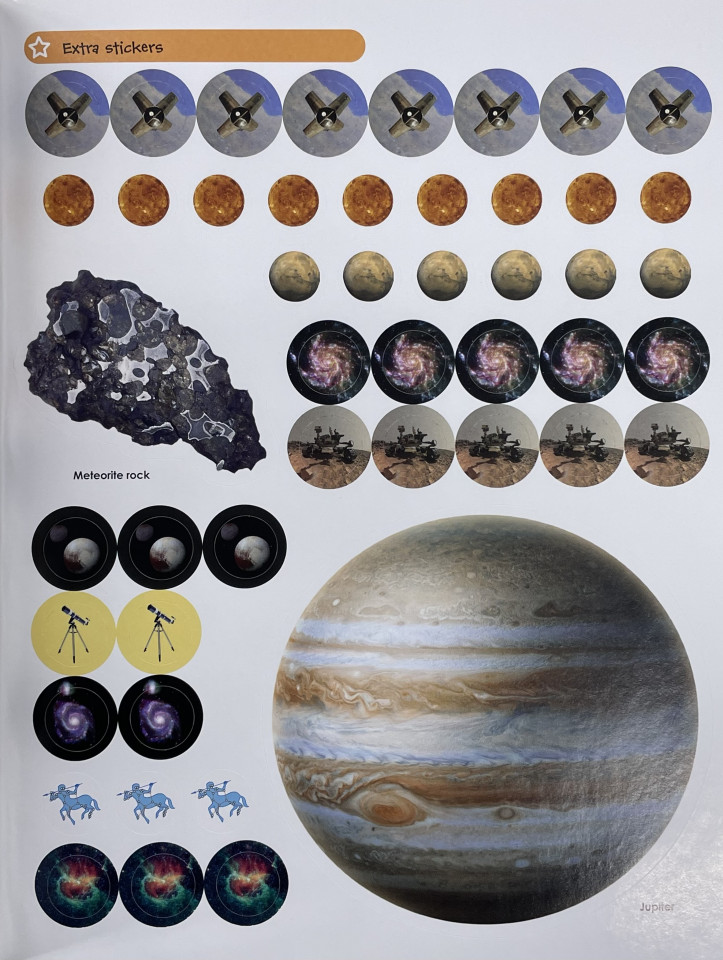 The Ultimate Sticker Book: Space