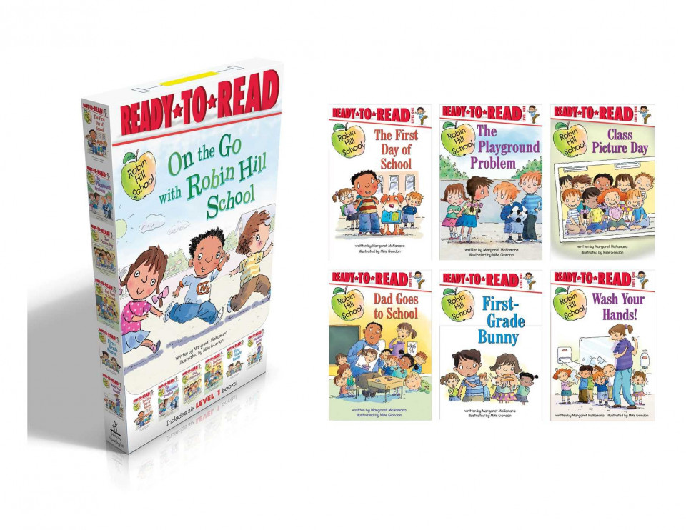 Ready-To-Read Level 1 : On the Go with Robin Hill School (6books)