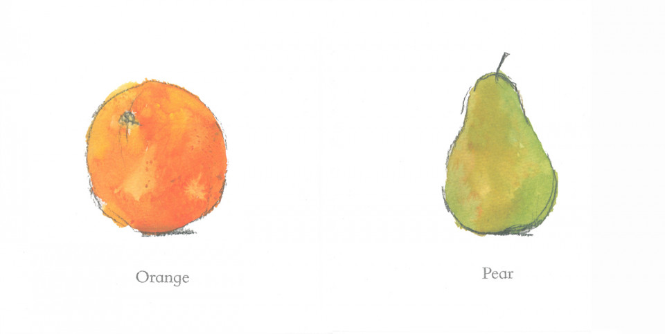 Orange Pear Apple Bear (Board Book)